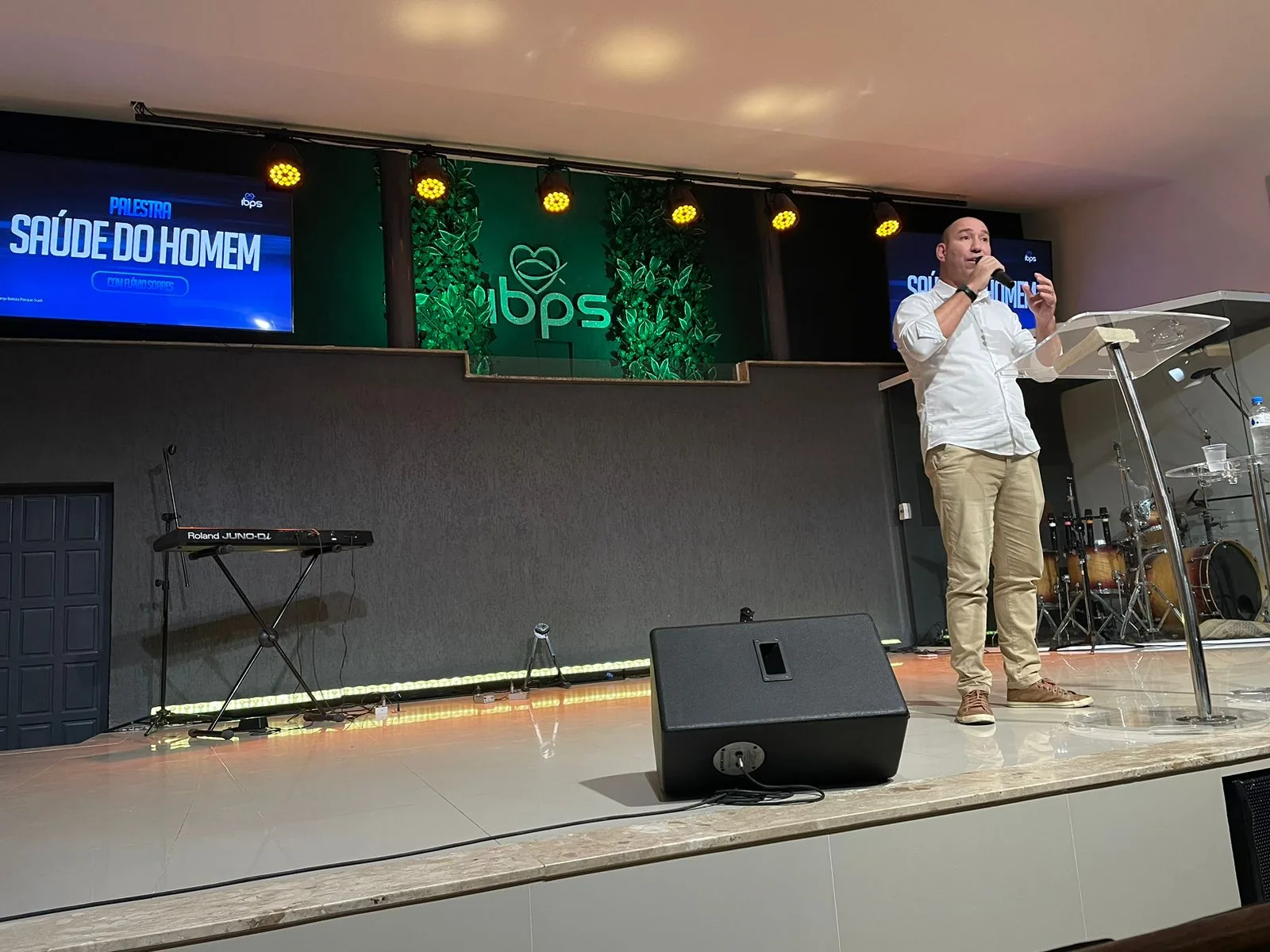 Flávio Soares na palestra Saúde do Homem